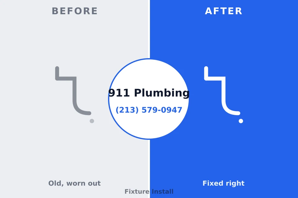 Before and after: plumbing company West Salem, WI
